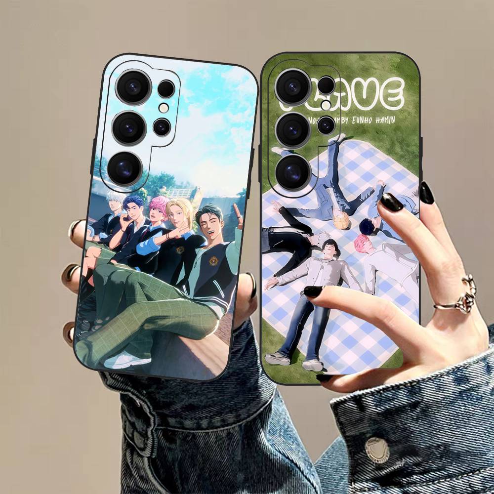 Kpop P-PLAVE Phone Case For Samsung S 24 fe 25 Ultra plus 20 lite 21 30 22 23 24 22 Ultra 5G Fundas