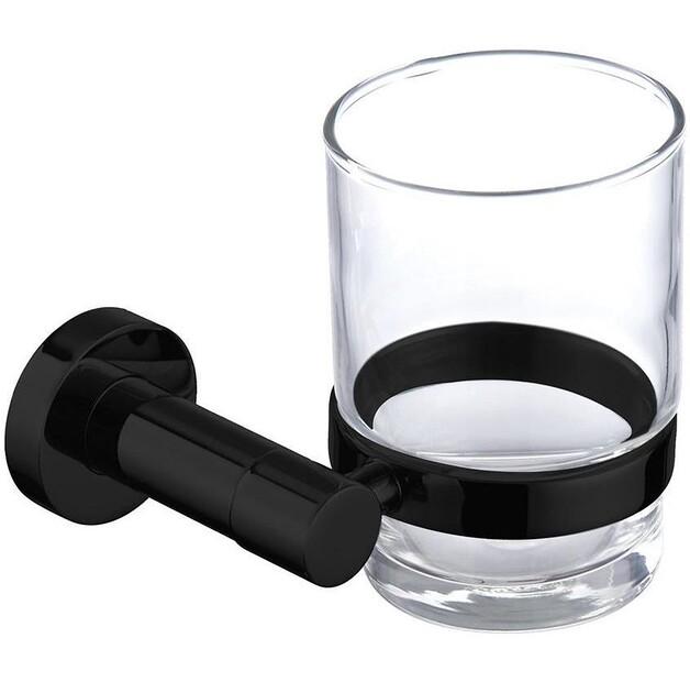 Стакан Omnires Modern Project MP60320BL, черный