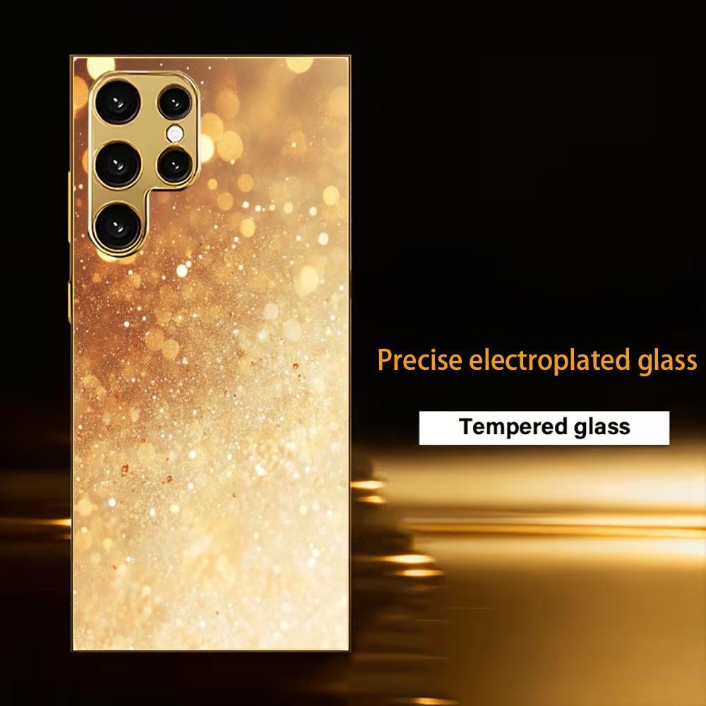 Защитная крышка Atmosphere High-end Электролитическое Стекло Чехол для Телефона для Samsung Galaxy S26 S25 S24 S23 S22 S21 FE,Ultra,Plus