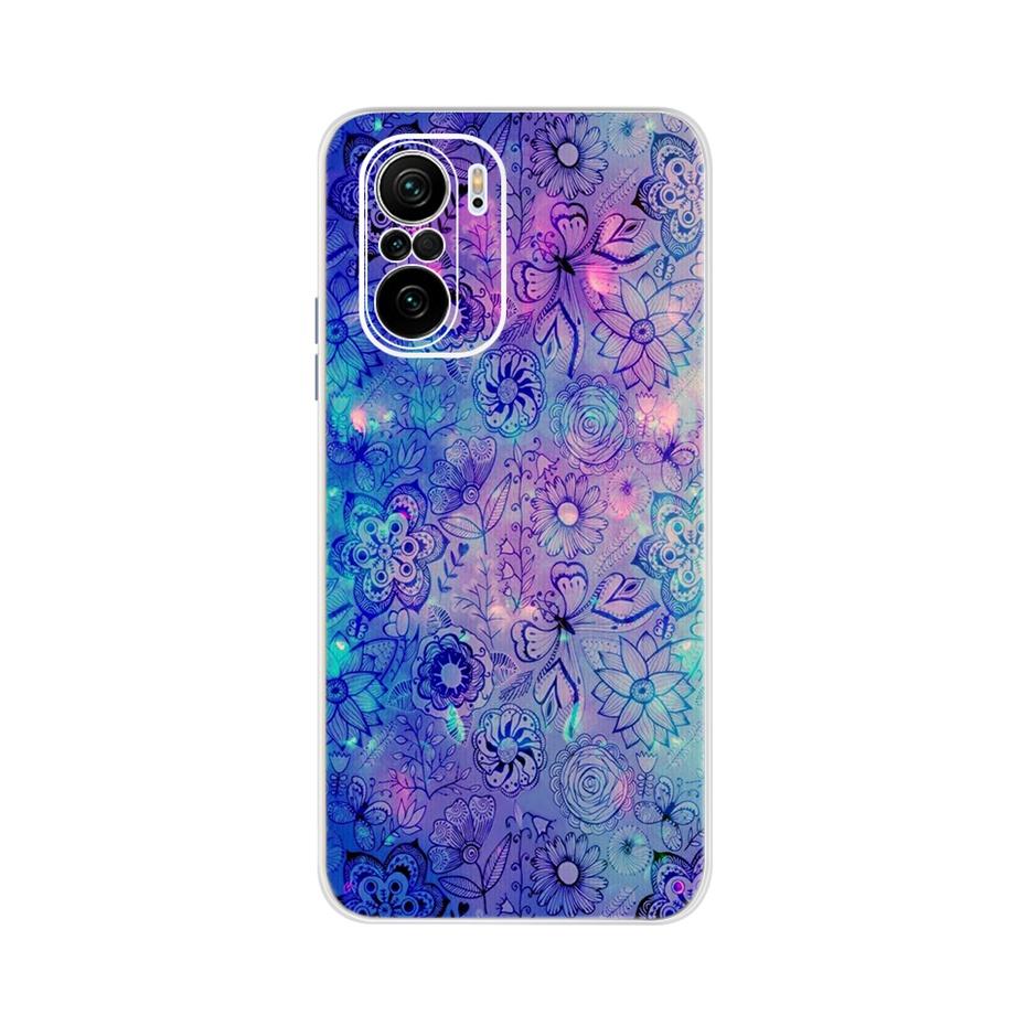 2021 Fashion Cartoon Phone Case For Xiaomi Poco F3 Case Female Soft TPU shockproof Bumper Funda For Xiaomi pocof3 Poco F 3 Cover