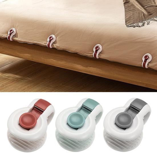 6 шт. мягкие зажимы для одеяла безопасный замок мини-размер простая установка зажимы для одеяла комплект креплений для одеяла