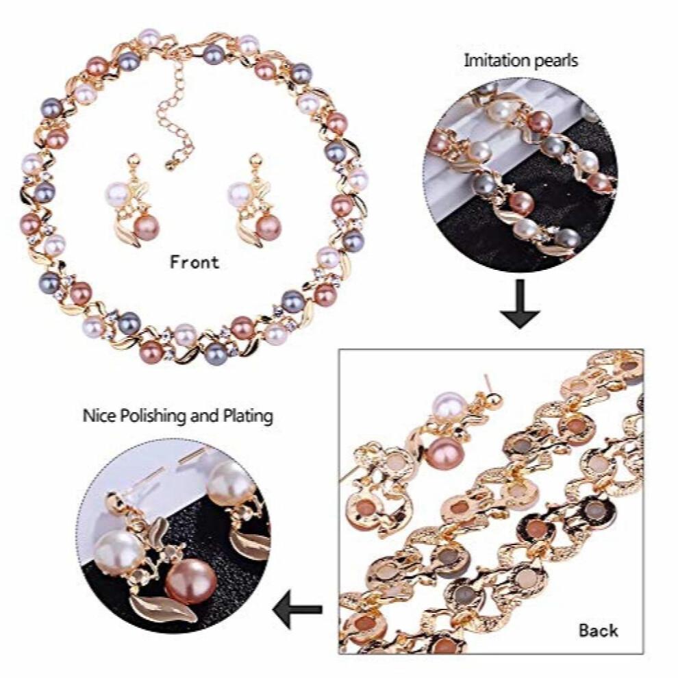 Latest Pearl Necklace Jewellery Set for () (11866S)