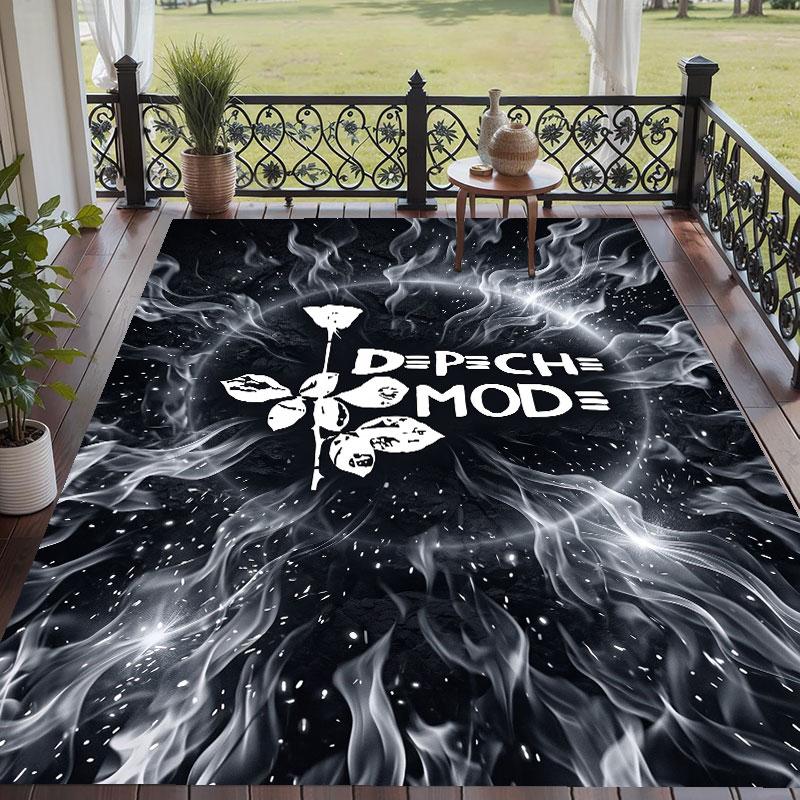 Soft Floor Carpet Depeche Mode Pattern Area Rug Decorative Mat For Home Room Decoration