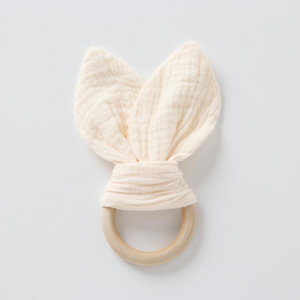 Мягкая детская деревянная игрушка для захвата рукой, натуральная деревянная игрушка для жевания и успокоения, прорезыватель для новорожденных, сон