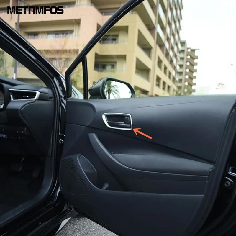 Accessories For Toyota Corolla Hatchback Matte Interior Door Handle Bowl Cover Trim Sticker Car Styling