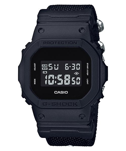 Casio Мужские кварцевые часы DW-5600BBN-1 из смолы, водонепроницаемые 200 м, ударопрочные, цифровые