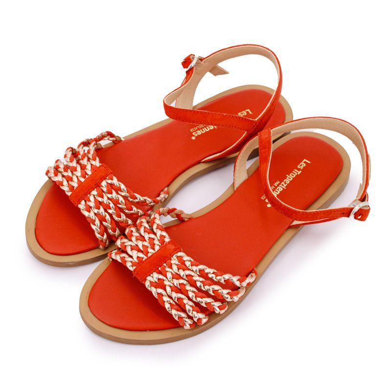 Женские плетеные сандалии Lanou на одном ремешке LES TROPEZIENNES от M.BELARBI