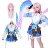 Mitsuki No Ka Косплей с озорной Houkai Star косплей полный для школы 7 марта косплей No Ka Косплей с [хорошего качества] парик, девушка, Rail,