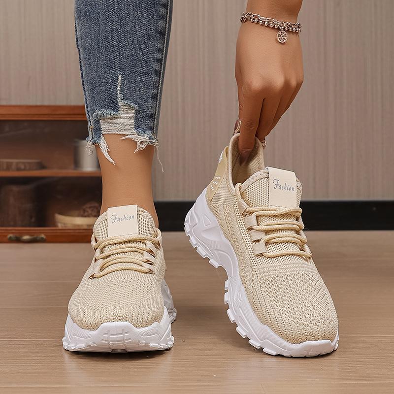 Ева обувь женская весенне-осенняя мода новая женская обувь сетчатая дышащая на толстой подошве обувь Форреста Гампа корейская версия спортивная обувь