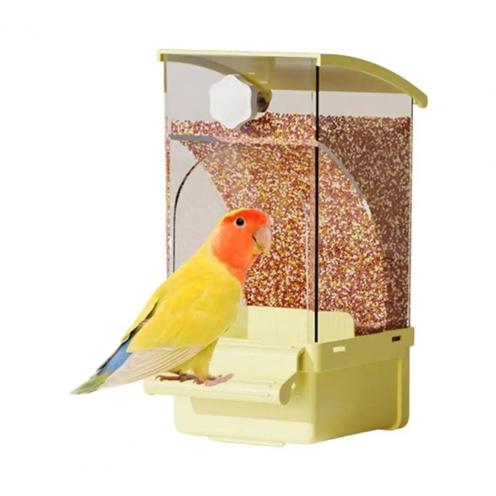 Weather-Resistant Bird Feeder Large Capacity Shake-Resistant Feeder Transparent Feeder Garden