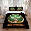 Jgermeister Deer Emblem Print 3Pcs Bedding Setduvet Cover With 2 Bedropillowcase Home Birthday Gift