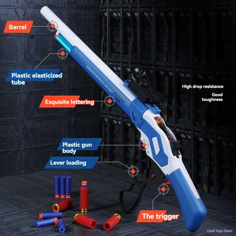 M1887 Мягкая пуля, стреляющая игрушечными пушками, винтовкой, страйкбольным оружием, ручным пневматическим гранатометом для взрослых, для мальчиков, для активного отдыха, CS Go Fighting