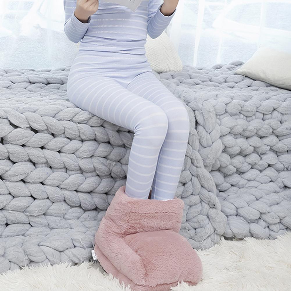 Электрическая грелка для ног, грелка для ног, USB-зарядка, грелки для ног, моющаяся грелка для ног, съемная обувь для дома, спальни, сна