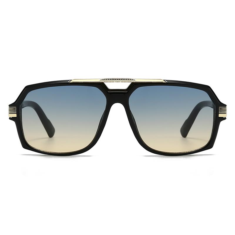 Экспорт Новые Современные Ретро Солнцезащитные Очки с Большой Оправой для Мужчин Стиль Инс Уличная Съемка Известный Бренд Чернила Lh268