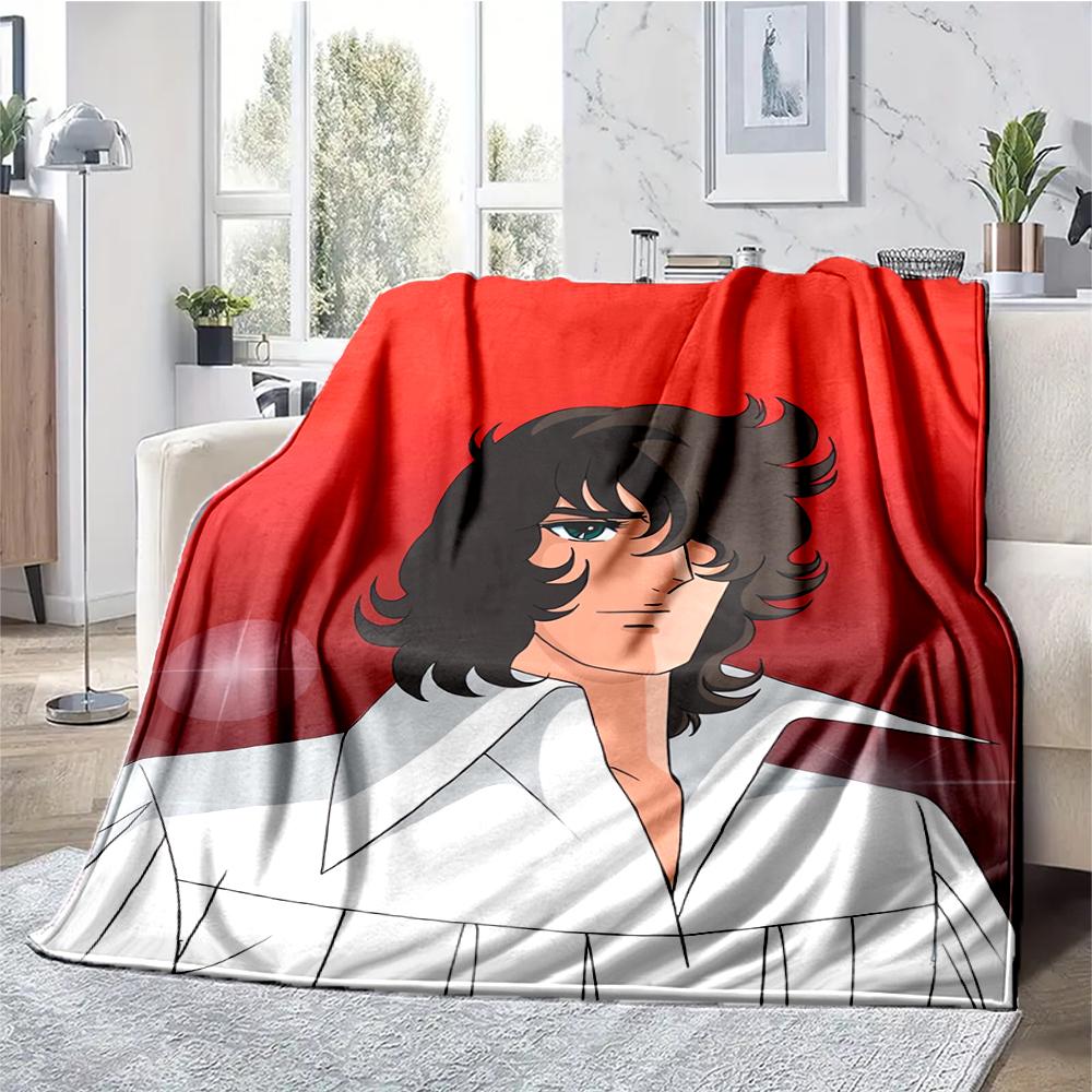 The Rose of Versailles Theme Printed Blanket - Perfect for Couch, Bed, Travel & Outdoor Use | Machine Washable, Cozy & Durable.