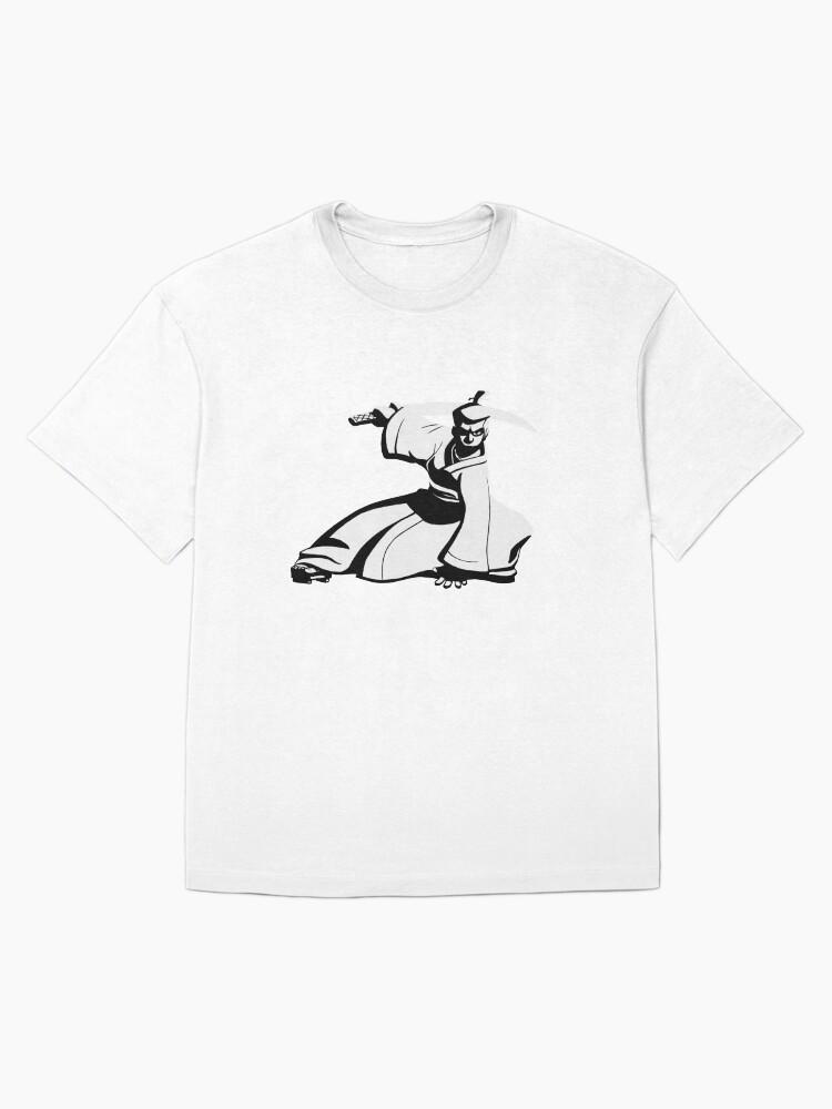 Samurai Jack Samurai Jack - Black and White Oversized T-Shirt