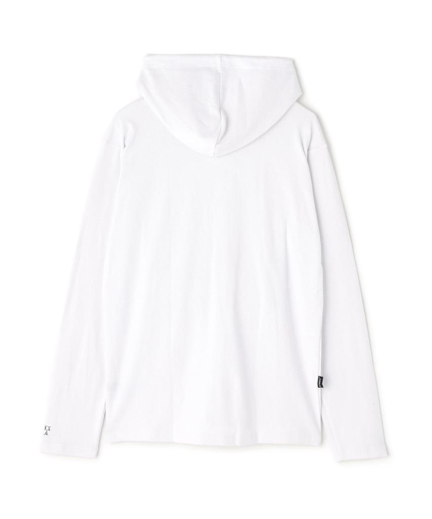 AVIREX DAILY FULLZIP RIB PARKA 6153641 S white