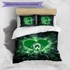 Werder Bremen Football Printed 3 Pieces Bedding Set, Comfortable Skin Friendly Bedroom Duvet Cover Set