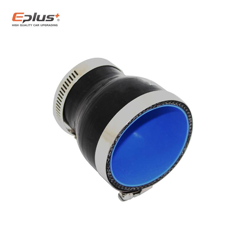 EPLUS Universal Silicone Tubing Hose Straight Big To Small Connector Car Intercooler Turbo Intake Pipe Coupler Black Multi Size