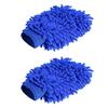 1/2PCS Car Detailing Wash Gloves Double Sided Multifunction Gloves Motorcycle Wash Tools Care Cleaning Car Accessories
