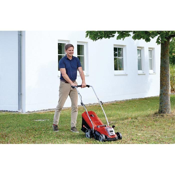 Einhell Tondeuse à gazon sans fil GE-CM 18/33 Li Kit PXC (18V, 200 m²) Livré avec Batterie 4,0 Ah et Chargeur