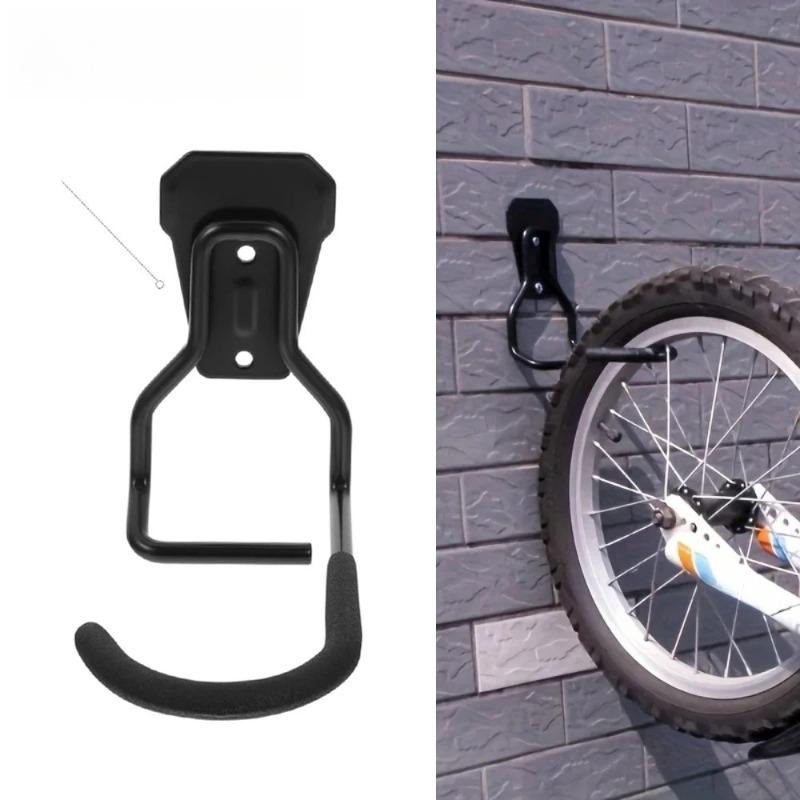 Bike Wall Mount Iron Rack Bicycle Wall Stand Hook Bicycle Garage Holder Bicycle Display Storage Hanger Kit Bike Accessorie