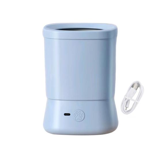 Automatic Dog Paw Cleaner USB Rechargeable Dog Paw Washing Cup Silicone Muddy Foot Cleaning Machine for Small Medium Large Cats Dogs