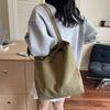 Shoulder Bag Japanese Casual Simple 2025 Oxford Cloth Handbag Casual Class Commuting Large Capacity Tote Big Bag