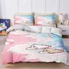 Cute Cartoon Printed Quilt Cover For Children, Soft Customizable Bedding, Home Bedroom Comforter, Line Puppy