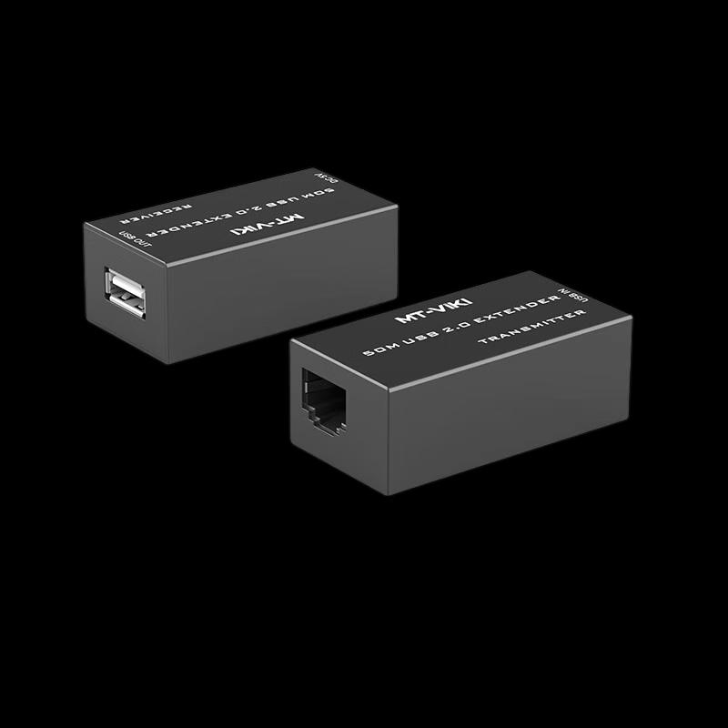 MT-viki USB 2.0 удлинитель по кабелю Ethernet RJ45