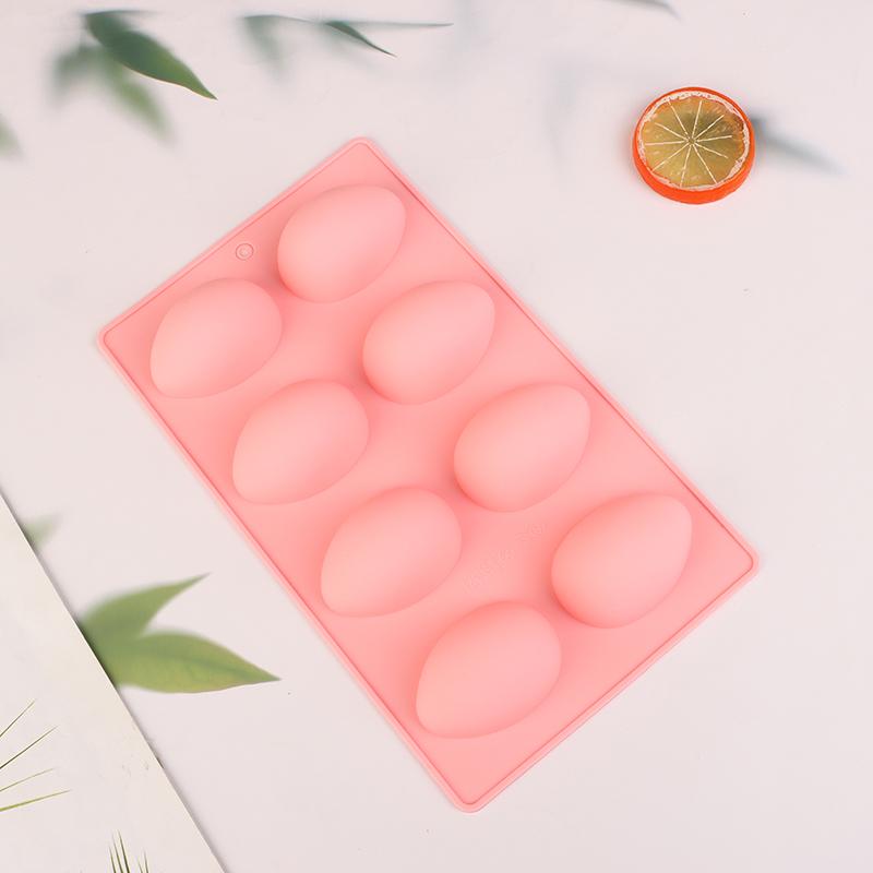 8 пасхальных яиц в форме яиц, силиконовая форма для выпечки, форма для шоколада, форма для пудинга, форма для льда, пасхальные поделки, мыло, подарки