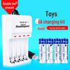 Rechargeable 5x AA Battery Charger Set, 1.2V, 1200mAh USB