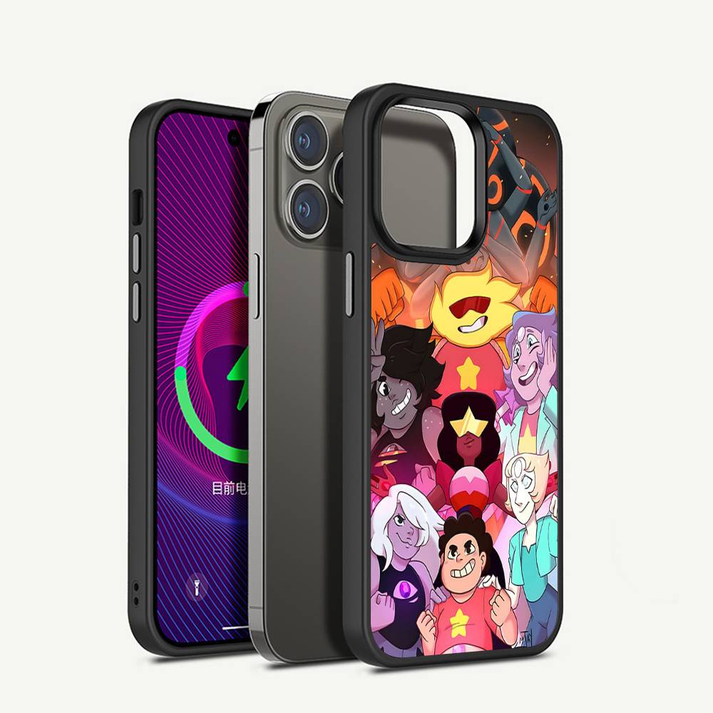 S-Steven U-Universe Cartoon Anime Phone Cover For IPhone 17 16 15 14 13 12 11 Pro Max Mini For Magsafe Magnetic Wireless Charge