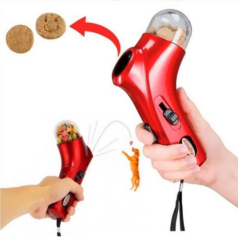 Pet Dog Treat Launcher Training Toy Dog Training Snacks Feeder