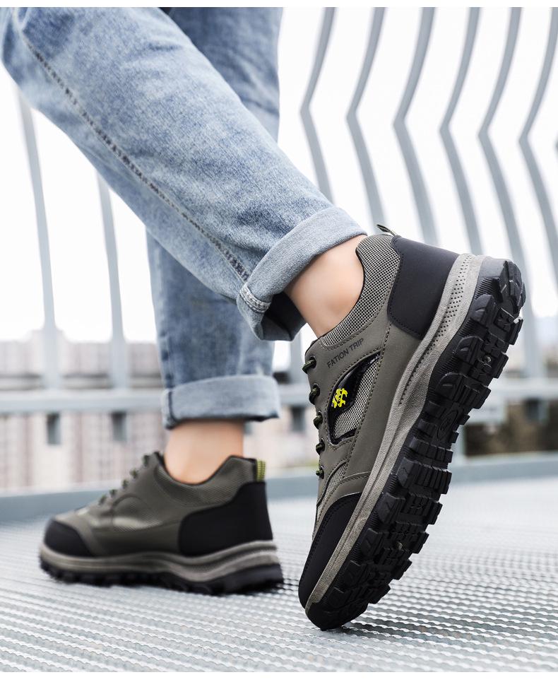 Мужские водонепроницаемые нескользящие походные ботинки — прочные и удобные для приключений на свежем воздухе и прогулок