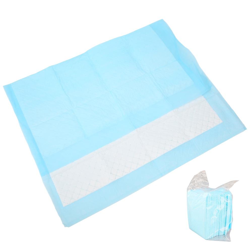20pcs Blue Pet Pee Pads Strong Water Absorption Mini Pet Diapers Pet Training Pads Elderly Pet Aids