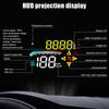 Проекционный дисплей Охранная сигнализация Двойная система Лобовое стекло OBD + GPS M17 HUD Проектор напряжения и скорости