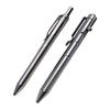 Solid Titanium Alloy Gel Ink Pen Vintage Bolt Action Writing Tool Stationeries