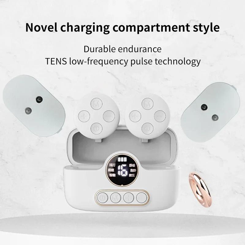 Электрический массажер для шеи тела Массаж шеи EMS Патч для массажа шейных позвонков для облегчения мышечной боли ЖК-стимулятор Облегчение боли