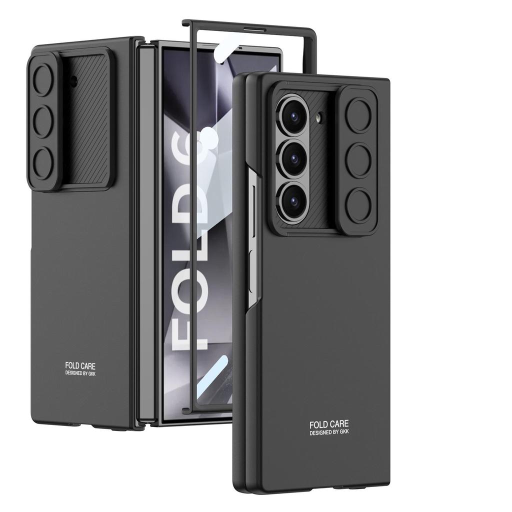 Матовая защитная чехол-книжка Samsung Z Fold6 со встроенной защитой экрана