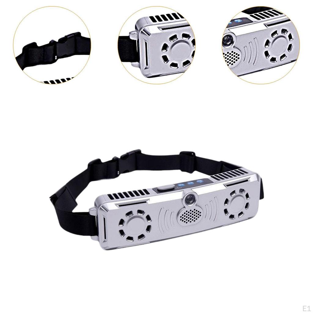 Персональный уличный поясной вентилятор 4 скорости 2 вентиляционных отверстия USB зарядка для строителей