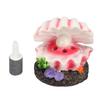 Aquarium Shell Air Bubbler Decoration Simulation Artificial Resin Fish Tank Shell Ornament with Air