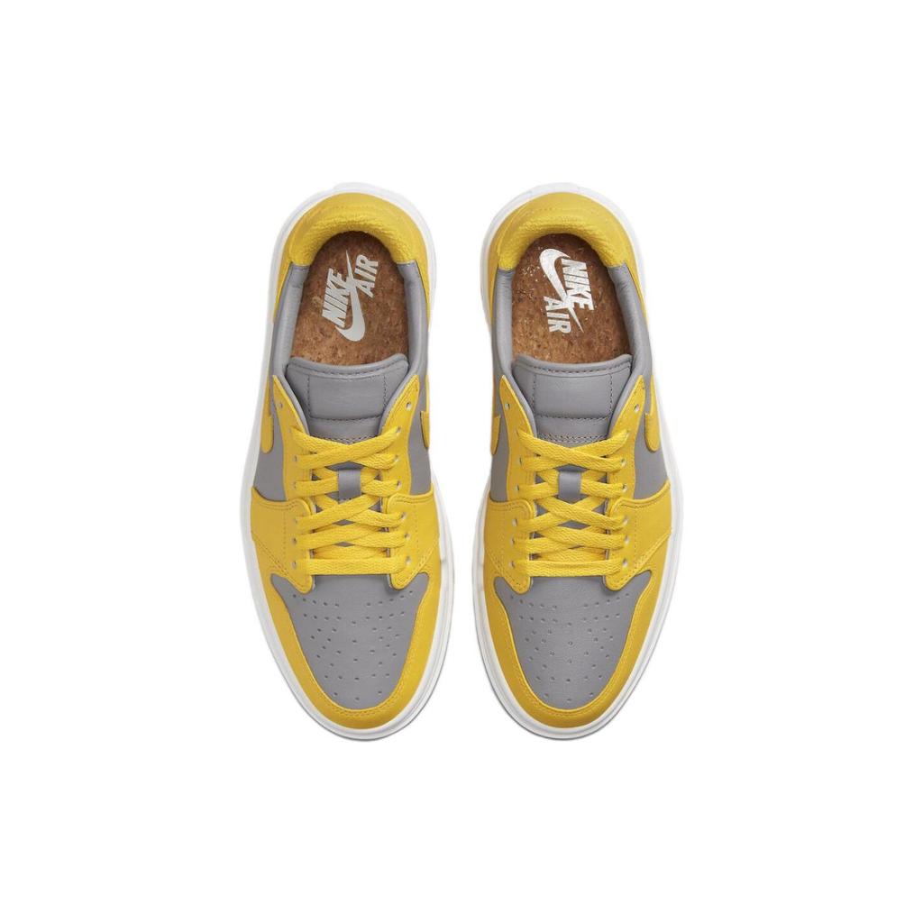 Air Jordan 1 Elevate Low Cement Grey Varsity Maize Женские кроссовки DH7004-017