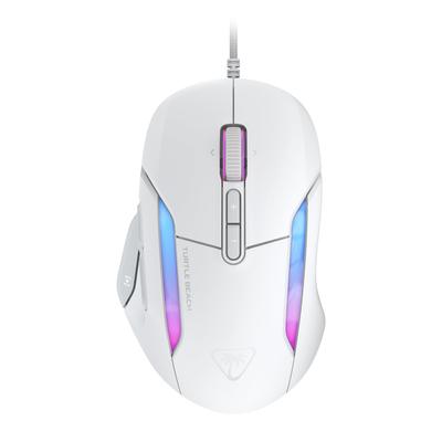 Игровая мышь TURTLE BEACH Kone II белая проводная USB 26K DPI сенсор 650IPS совместимая с несколькими кнопками макрофункция чехол держатель эргономичный дизайн