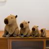 Lovely Capybara Plush Toys Kawaii Capibara Plushie Pillow Stuffed Soft Animal Doll Capybara Toy Pendant Toy Gift