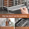 Wall-Mounted Kitchen Chopstick Drainer Rack