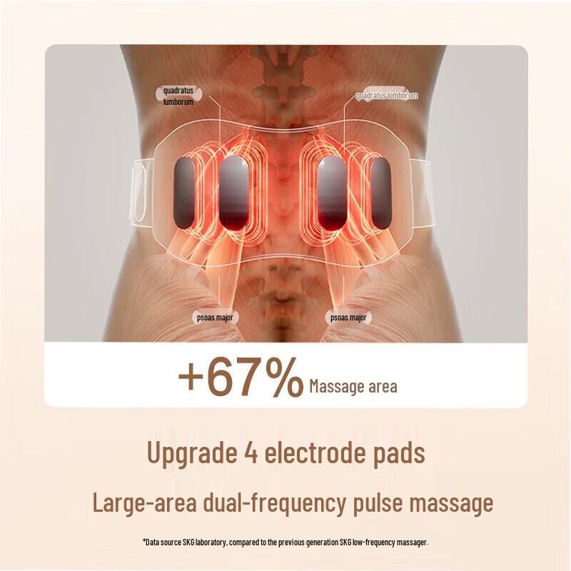 SKG K5 II Pulse & Hot Compress Waist and Abdominal Massager CN plug (adapter included)