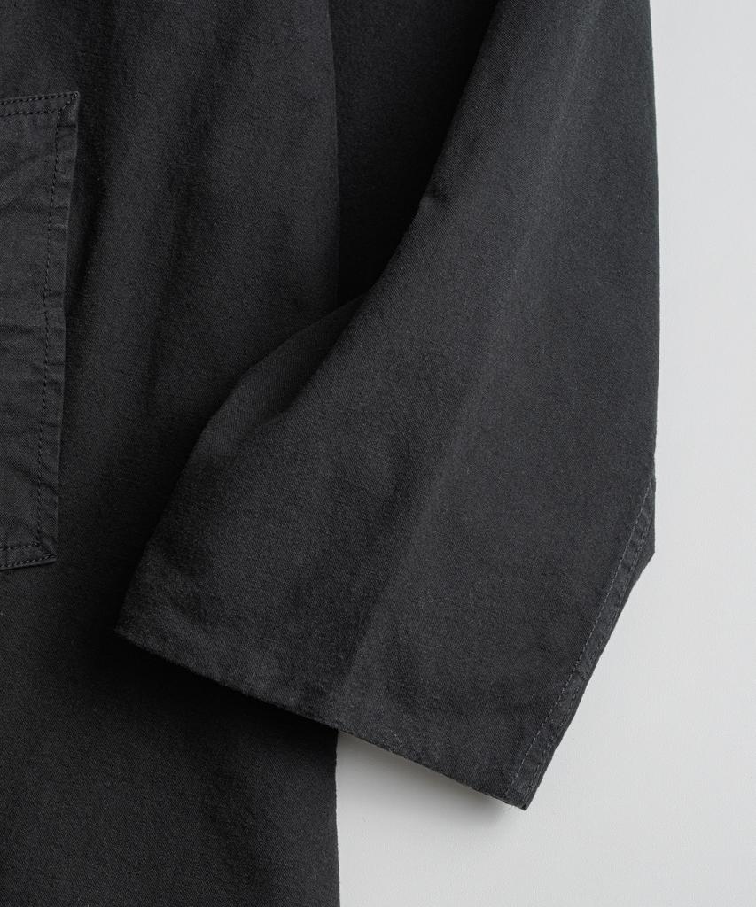 BEHEAVYER Dyed C/L Rover Coat Black