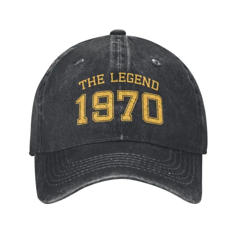 Custom Classic Cotton The Legend Born In Baseball Cap Women Unisex Adjustable Dad Hat Outdoor