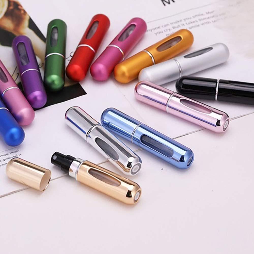 Refillable Mini Perfume Bottle Portable Cosmetic Bottle Spray Bottle Atomizer Spray Container Travel Refillable Bottles 5ml KTY